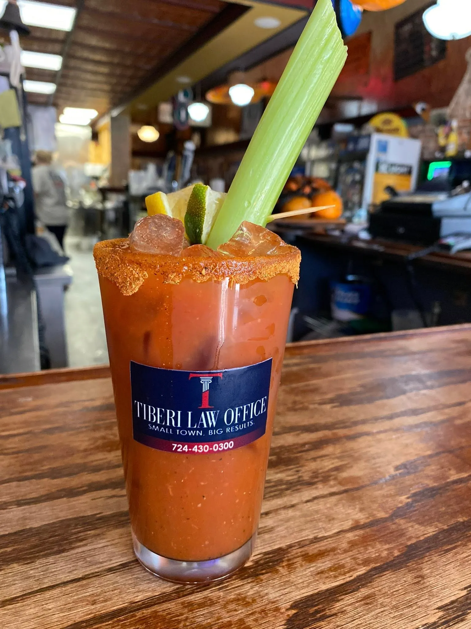 Bloody Mary — Tiberi Law glass