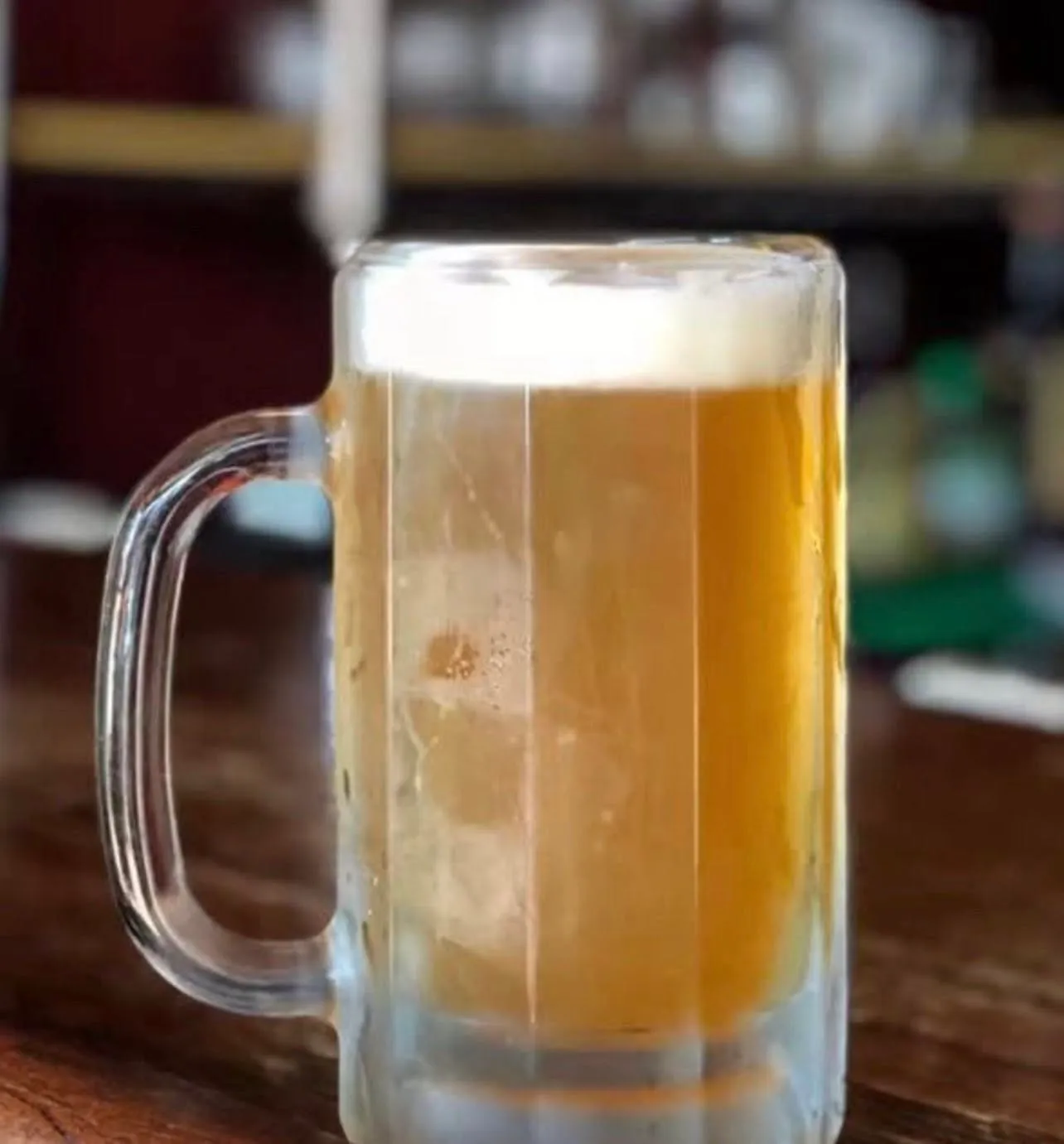 Frosty beer mug