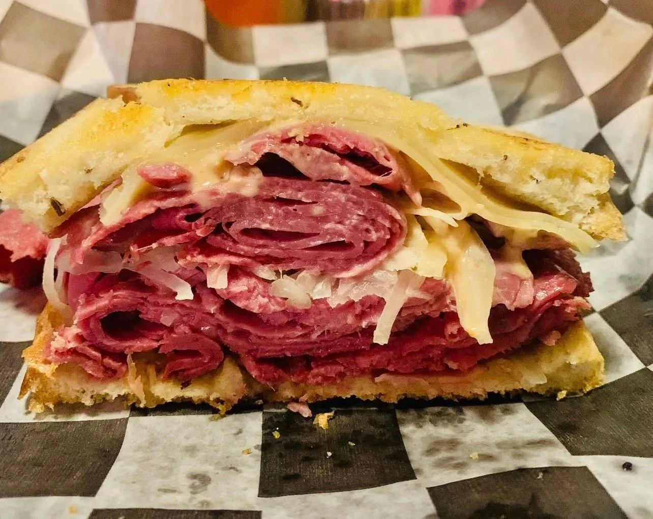 Hot Reuben, cross-section